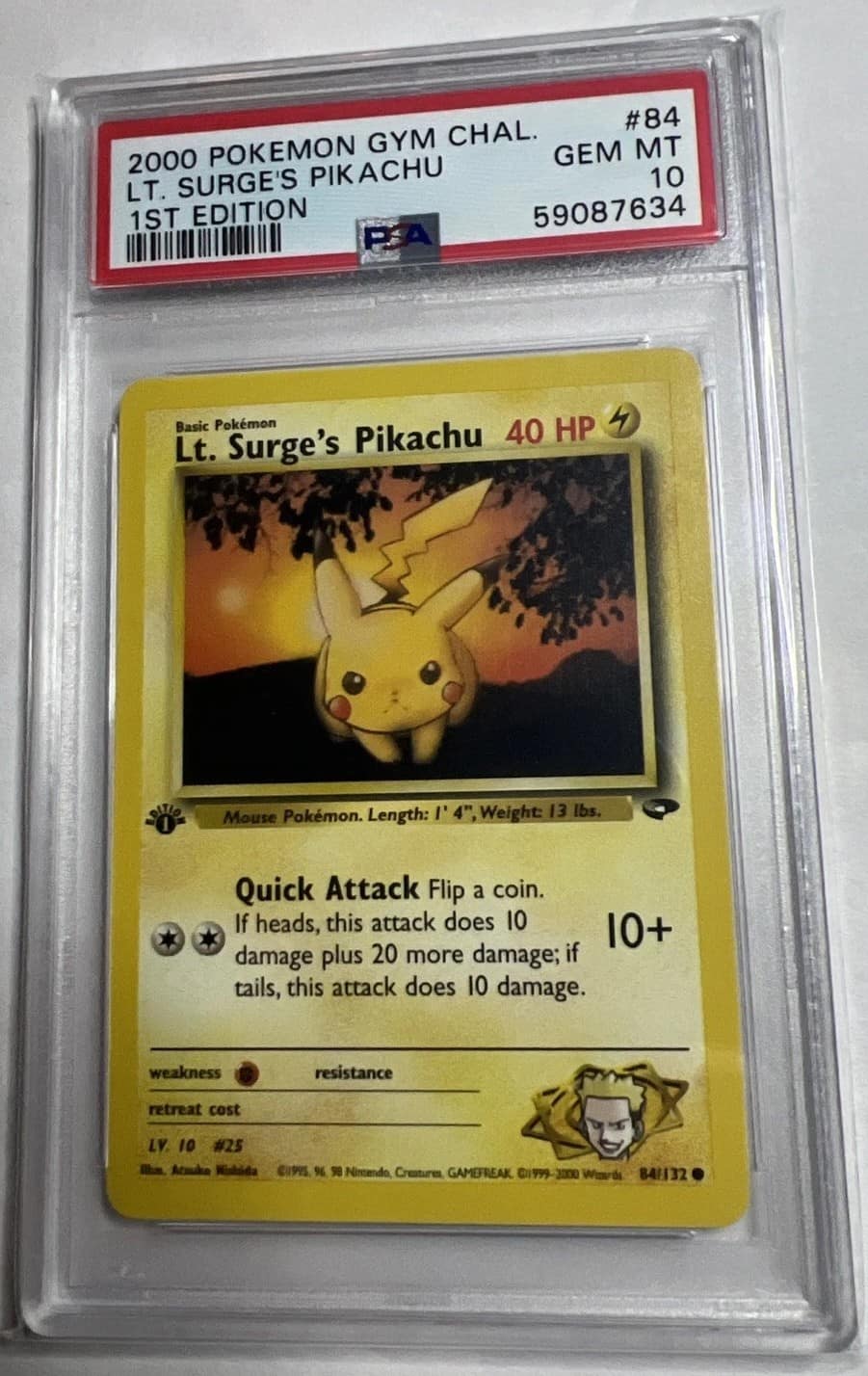 Lt. Surge'S Pikachu