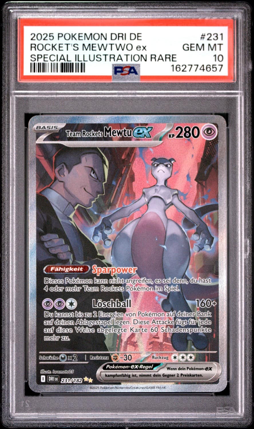 Rocket'S Mewtwo Ex