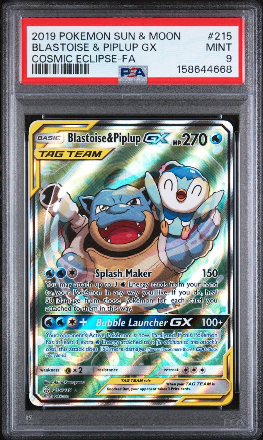 Blastoise & Piplup Gx