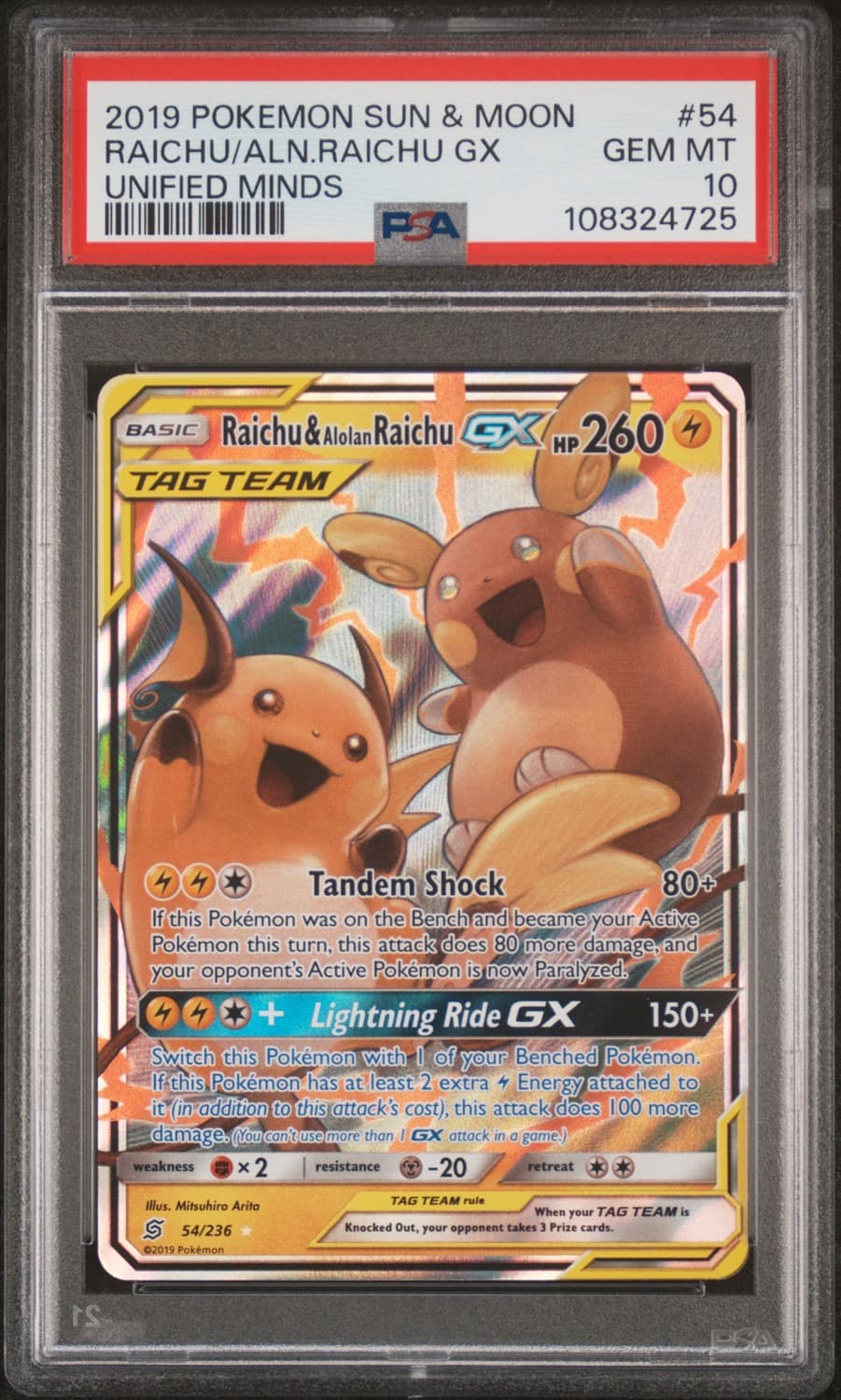 Raichu & Alolan Raichu Gx
