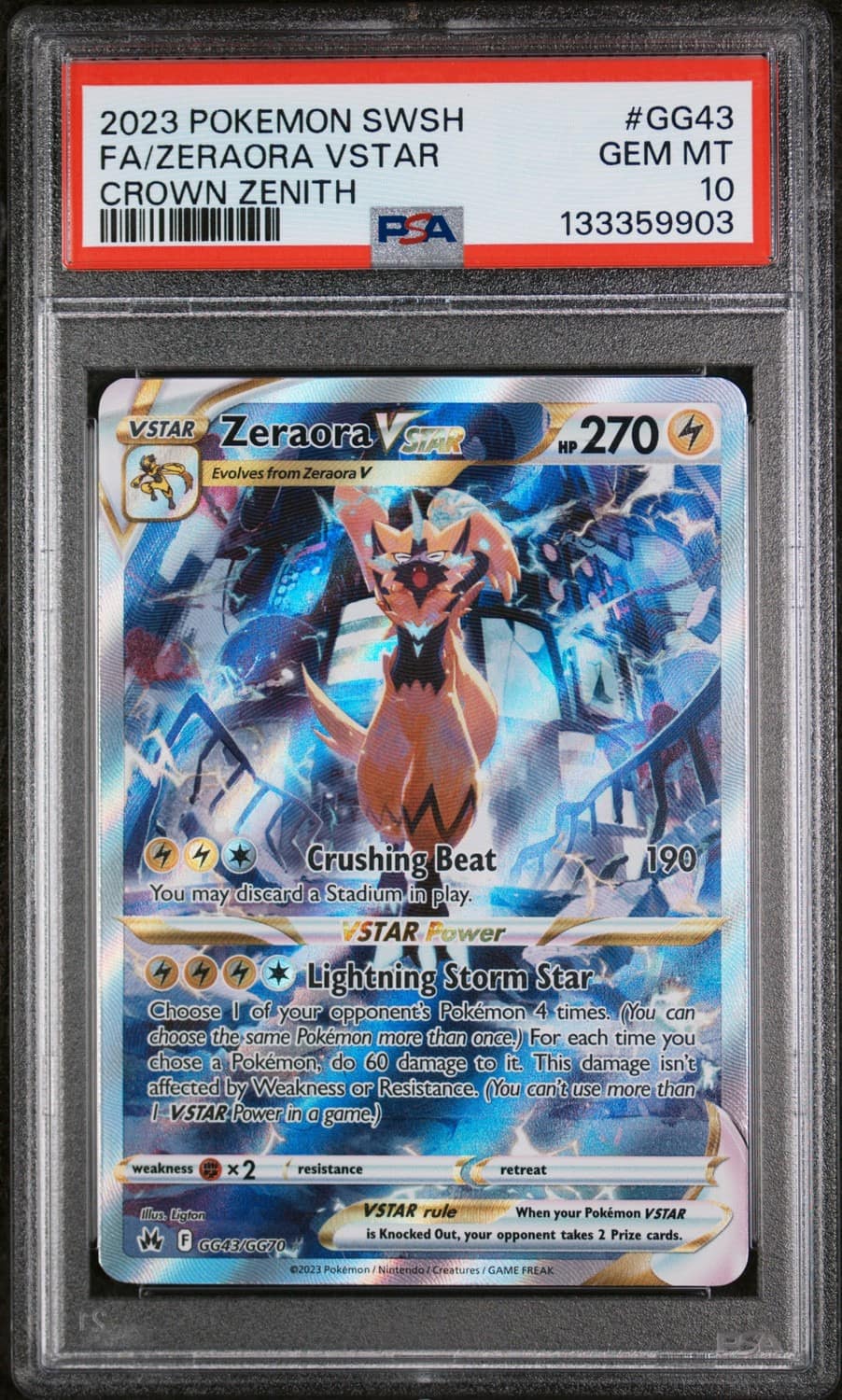 Zeraora Vstar