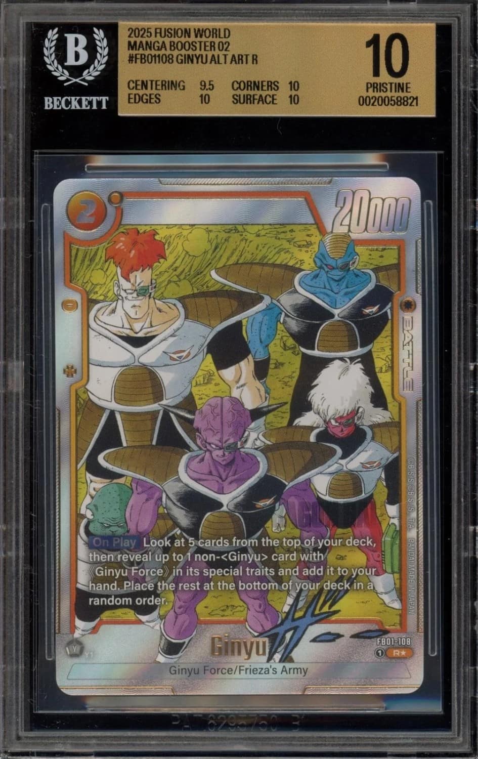Ginyu Alt Art R