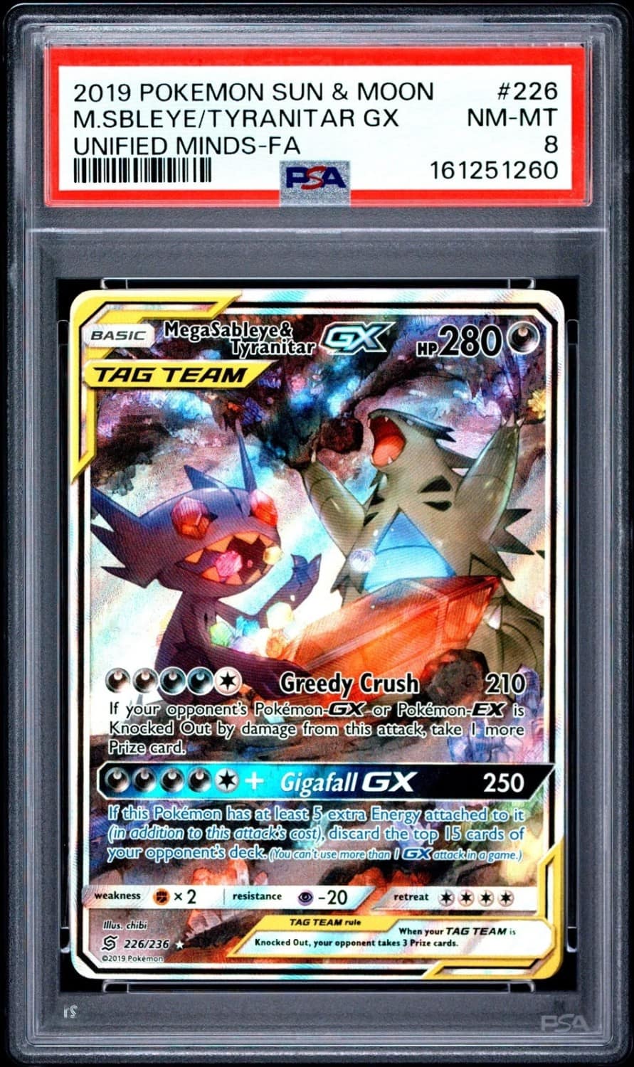 Mega Sableye & Tyranitar Gx