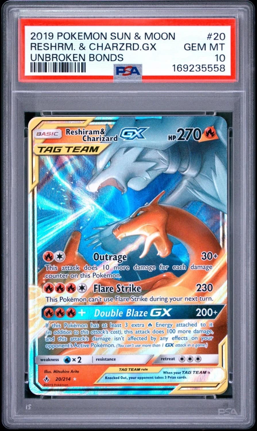 Reshiram & Charizard Gx