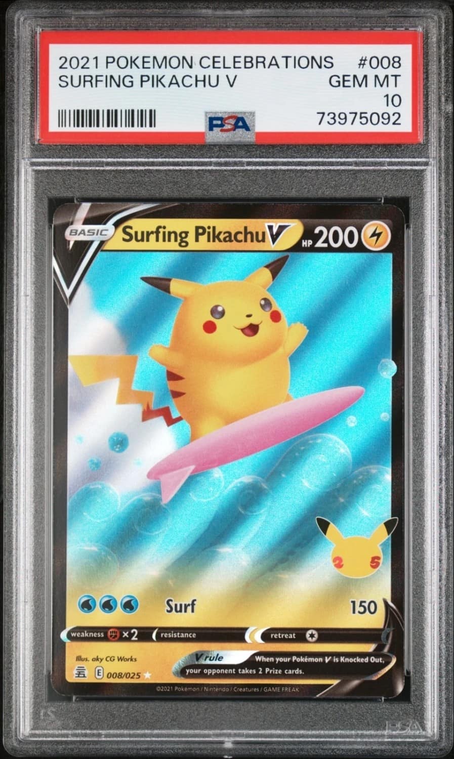 Surfing Pikachu V