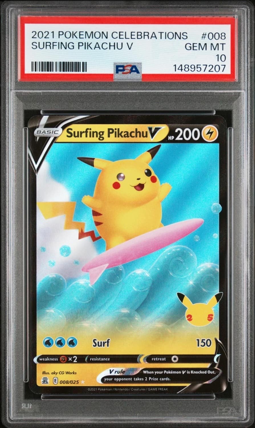 Surfing Pikachu V