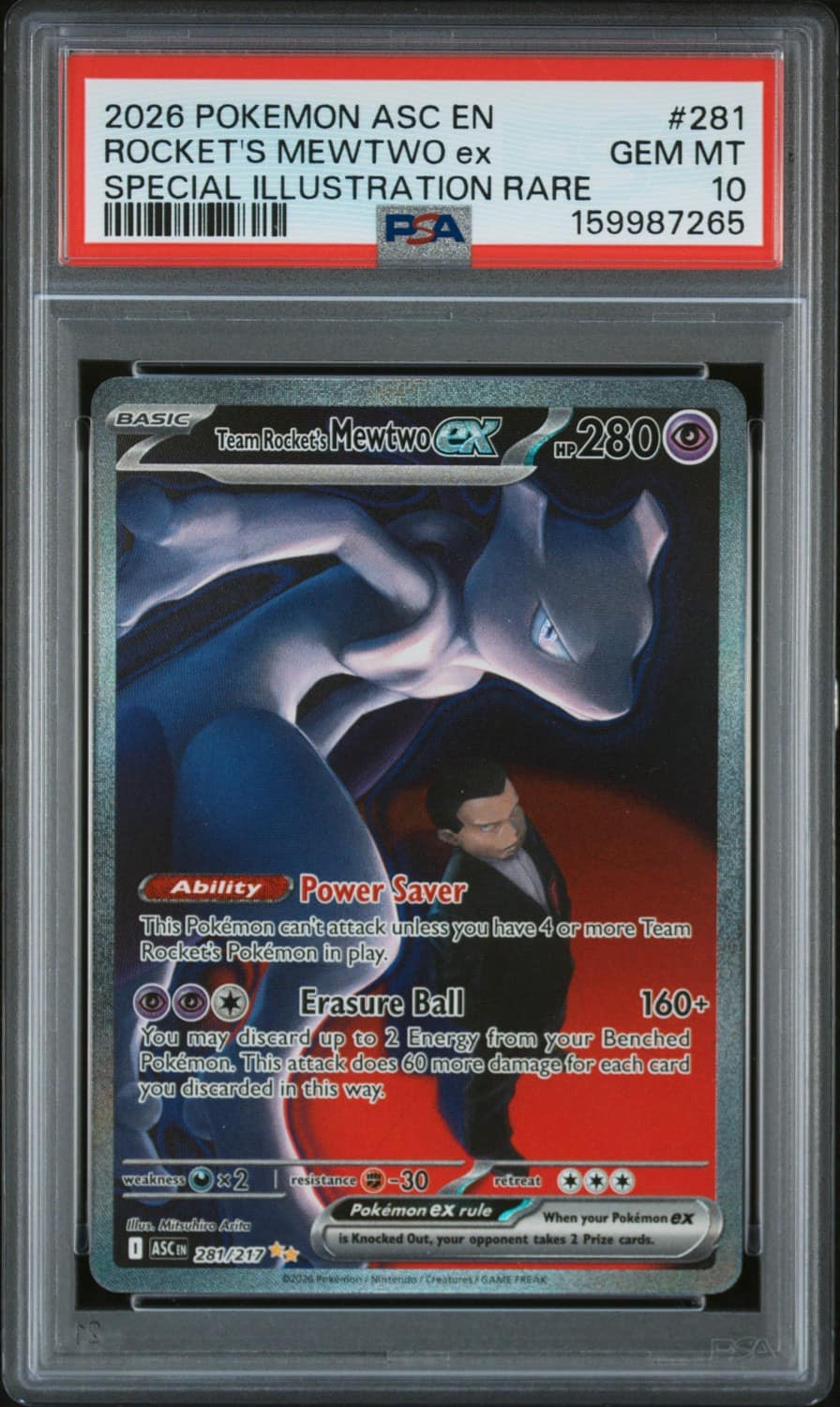 Rocket'S Mewtwo Ex