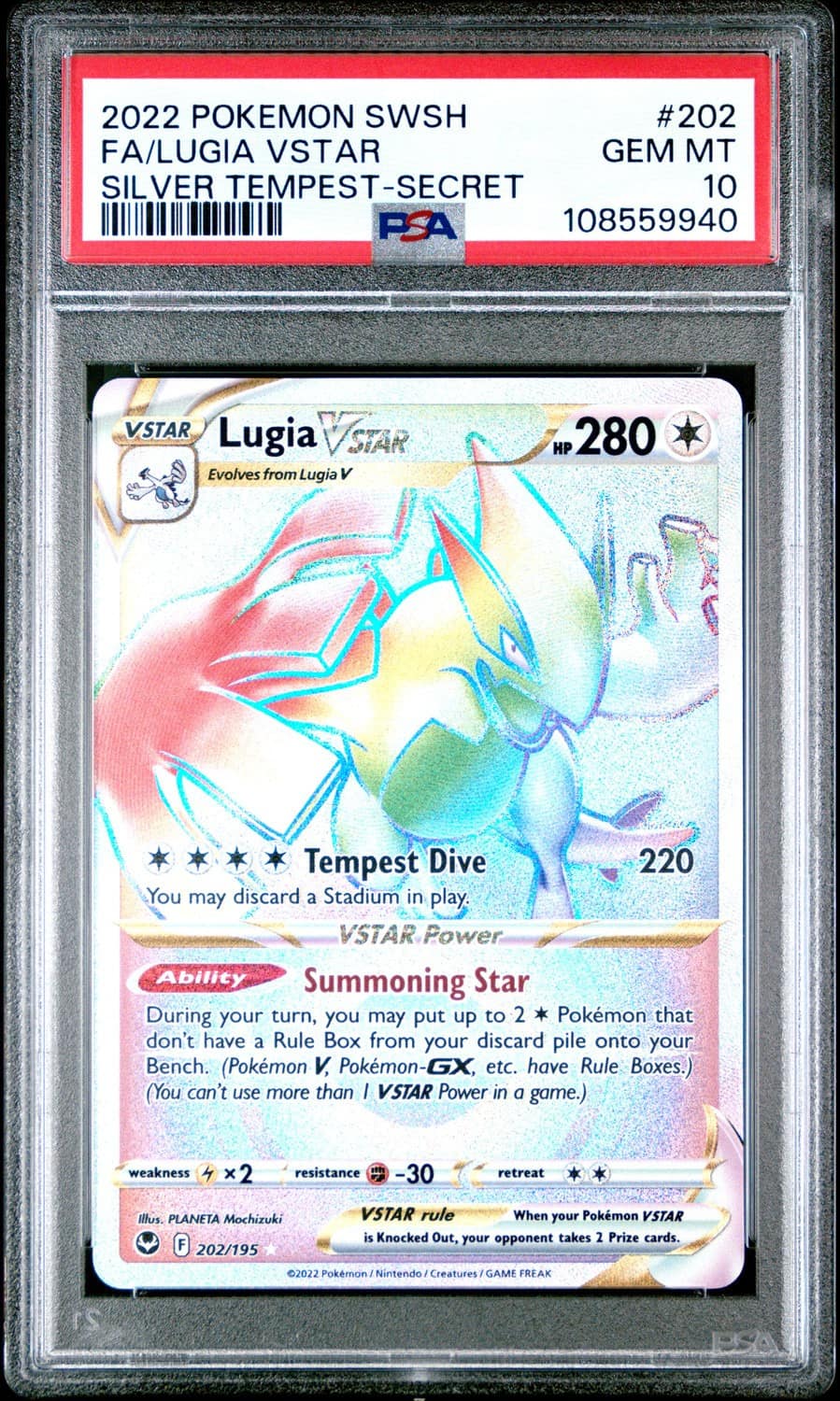 Lugia Vstar