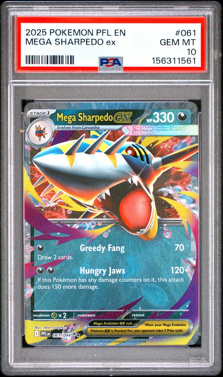 Mega Sharpedo Ex