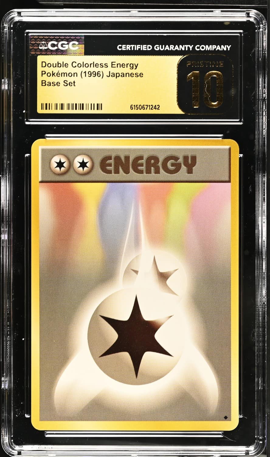 Double Colorless Energy