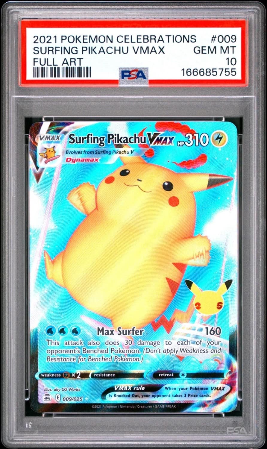 Surfing Pikachu Vmax
