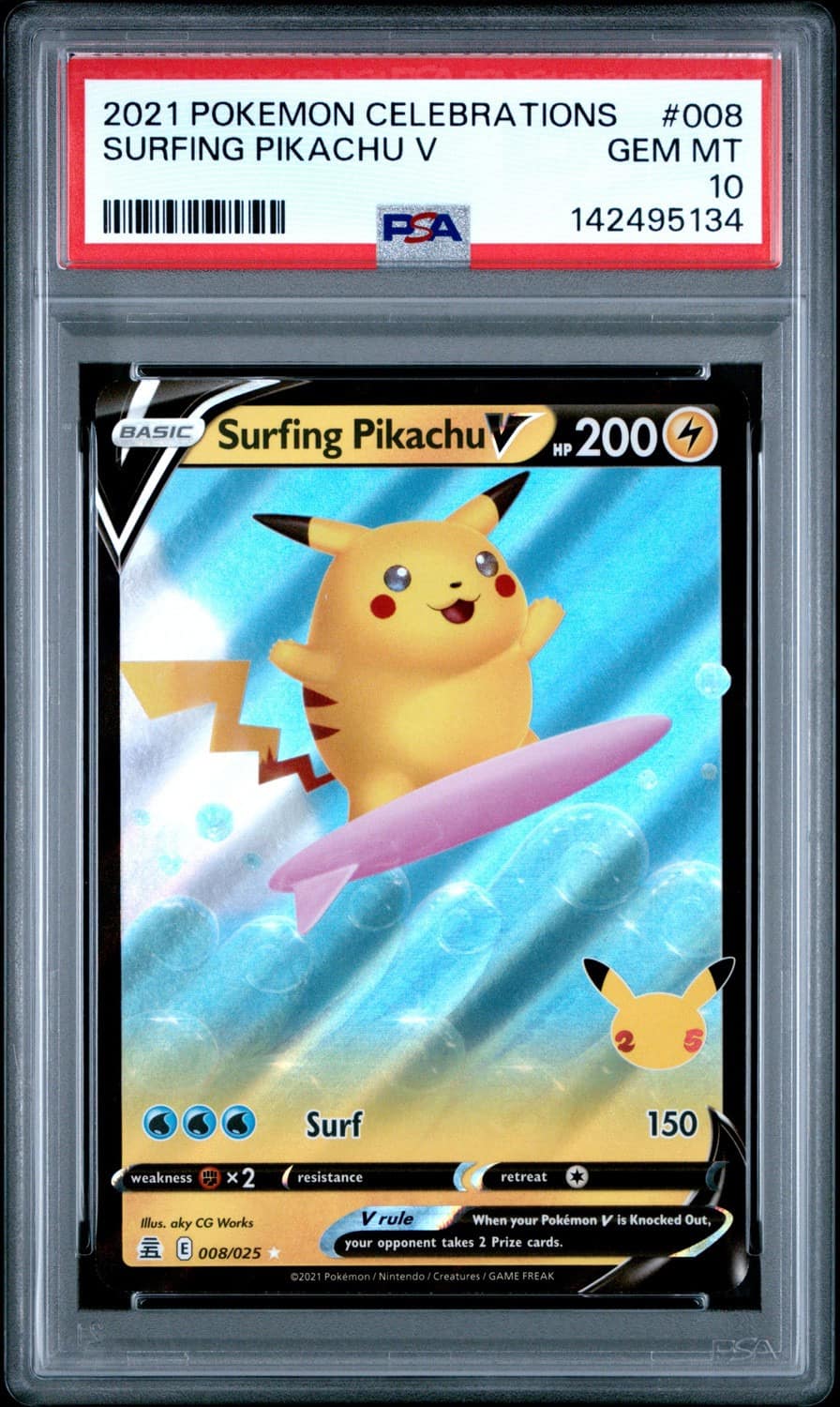 Surfing Pikachu V