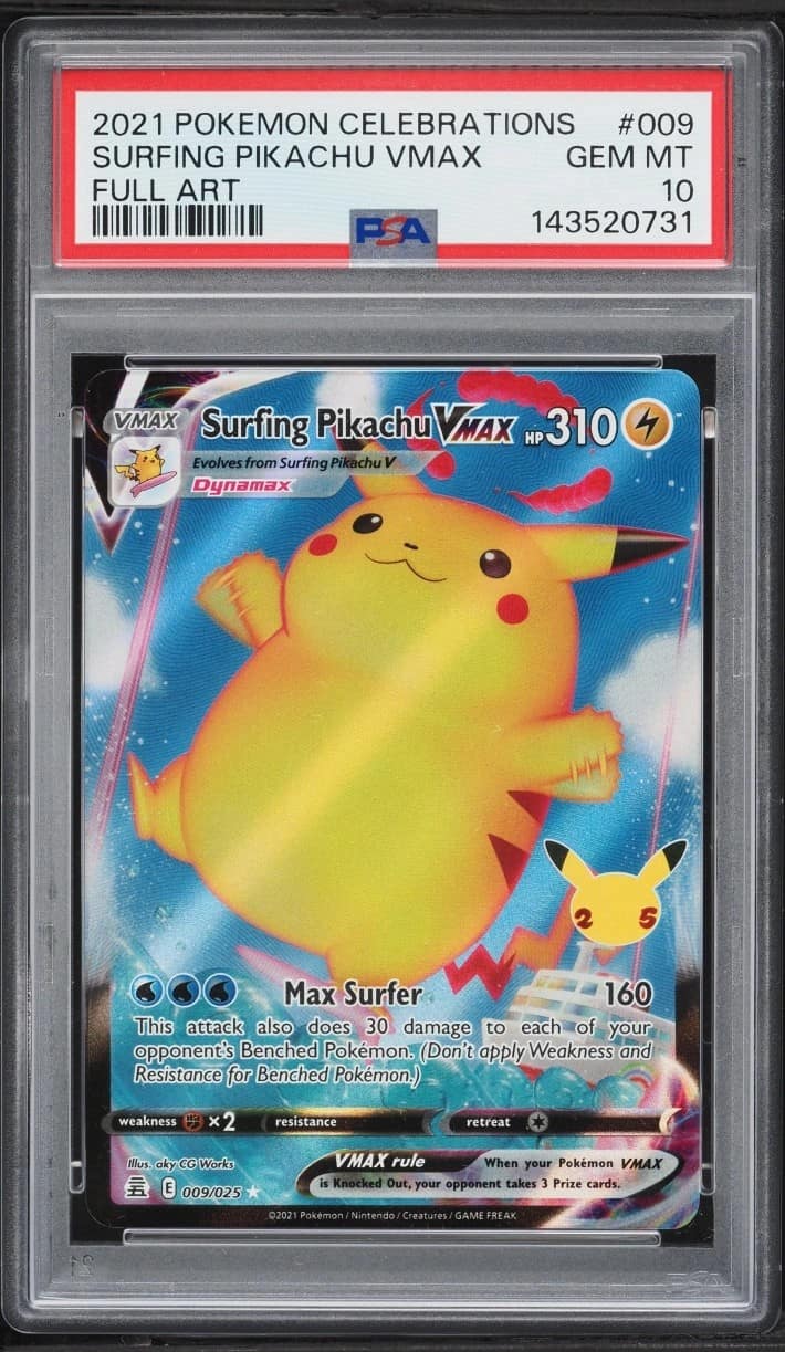 Surfing Pikachu Vmax