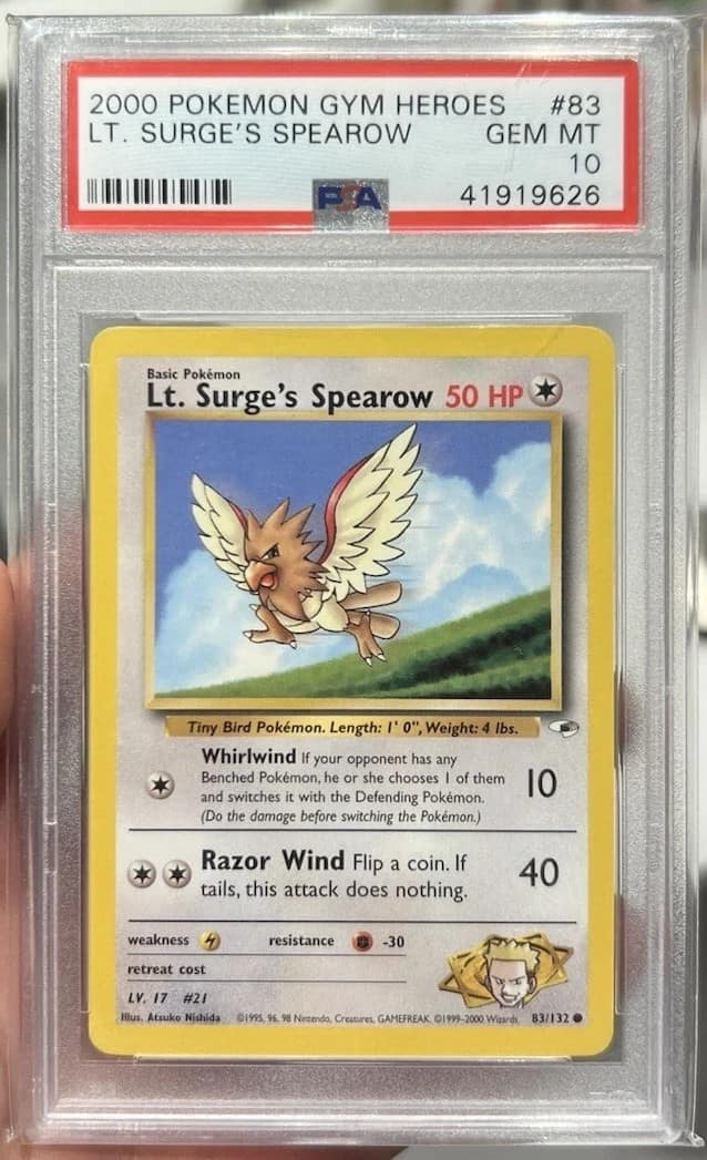 Lt. Surge'S Spearow