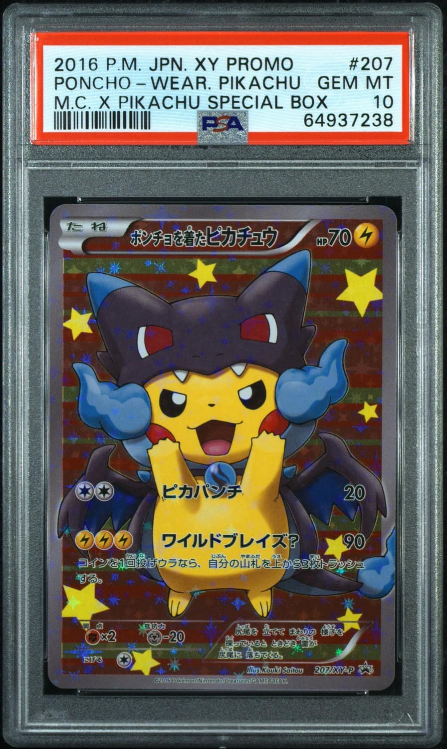 Poncho-Wearing Pikachu