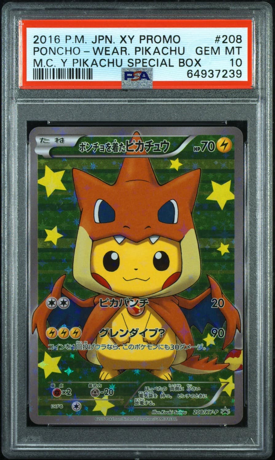 Poncho-Wearing Pikachu