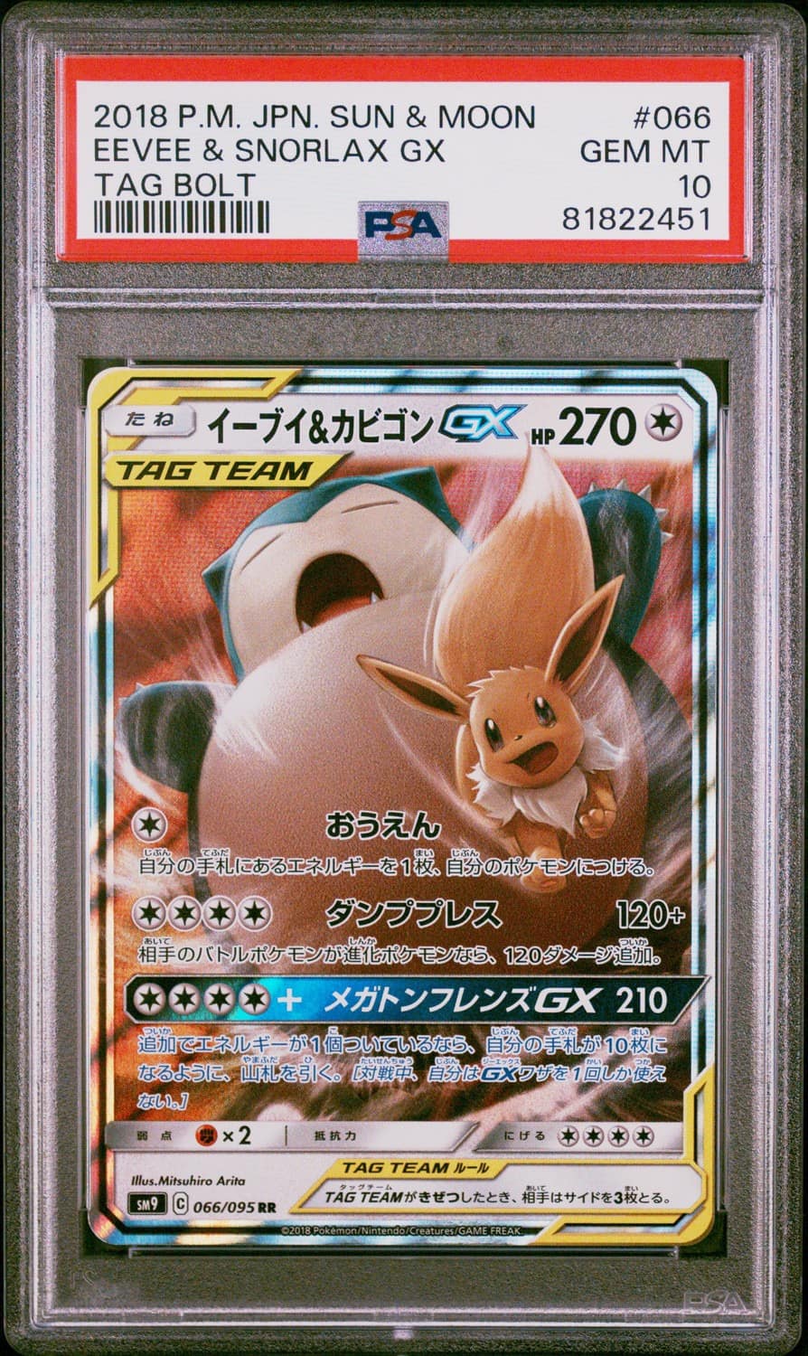 Eevee & Snorlax Gx
