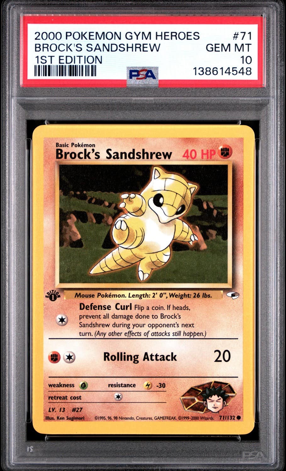 Brock'S Sandshrew