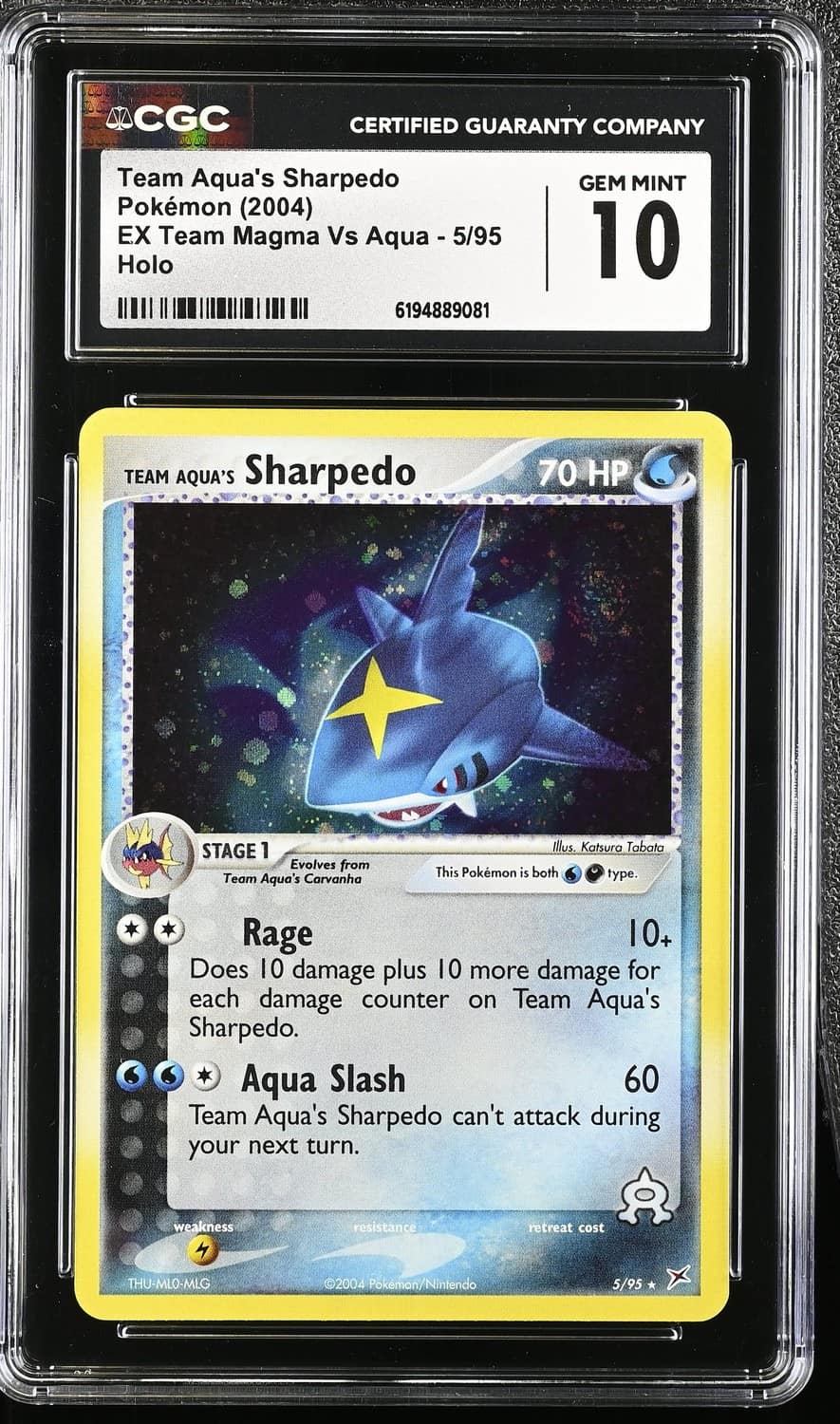 Aqua'S Sharpedo