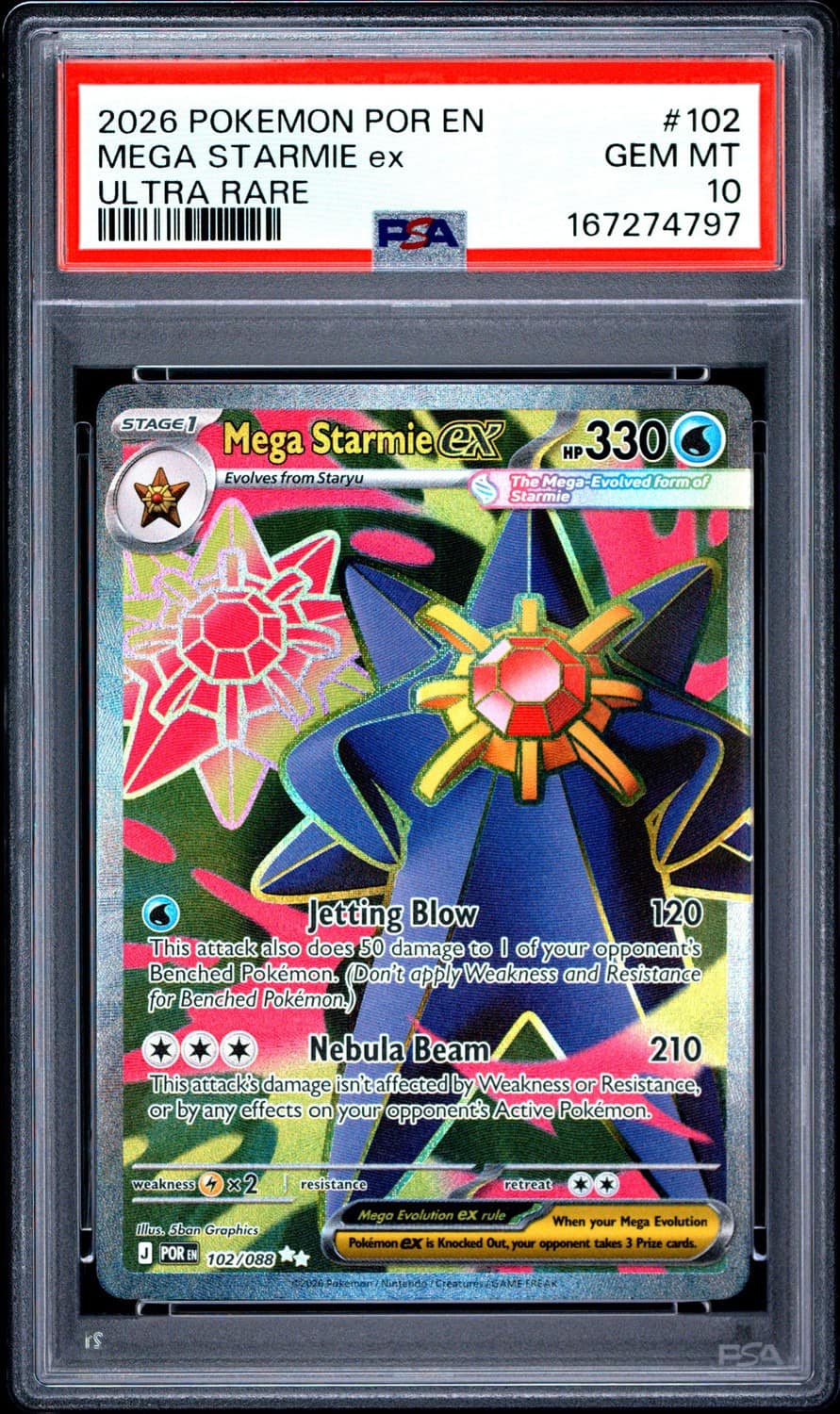 Mega Starmie Ex