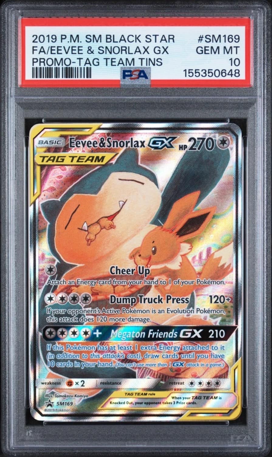 Eevee & Snorlax Gx