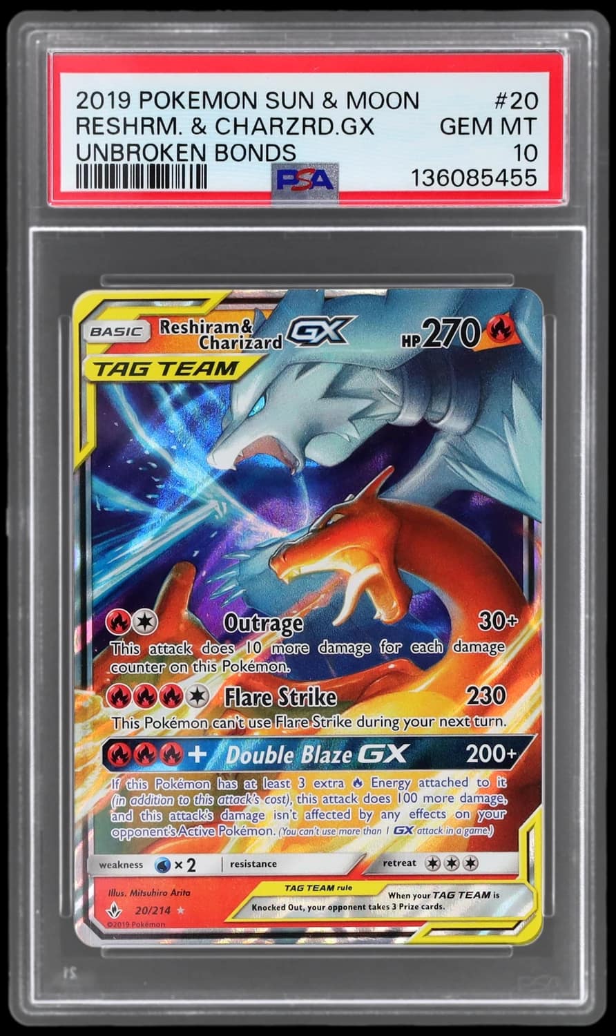 Reshiram & Charizard Gx