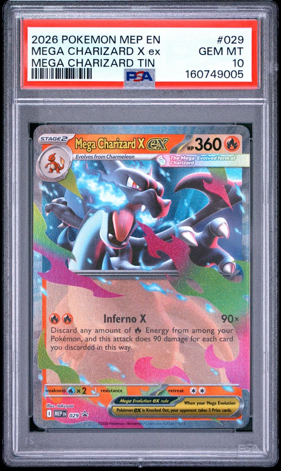 Mega Charizard X Ex