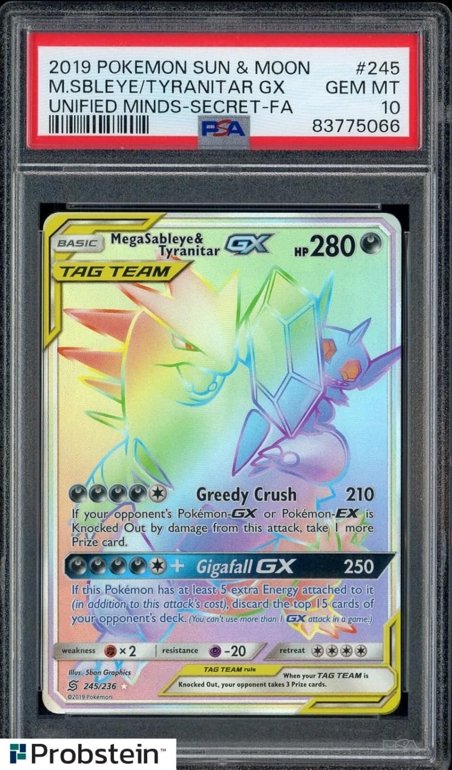 Mega Sableye & Tyranitar Gx