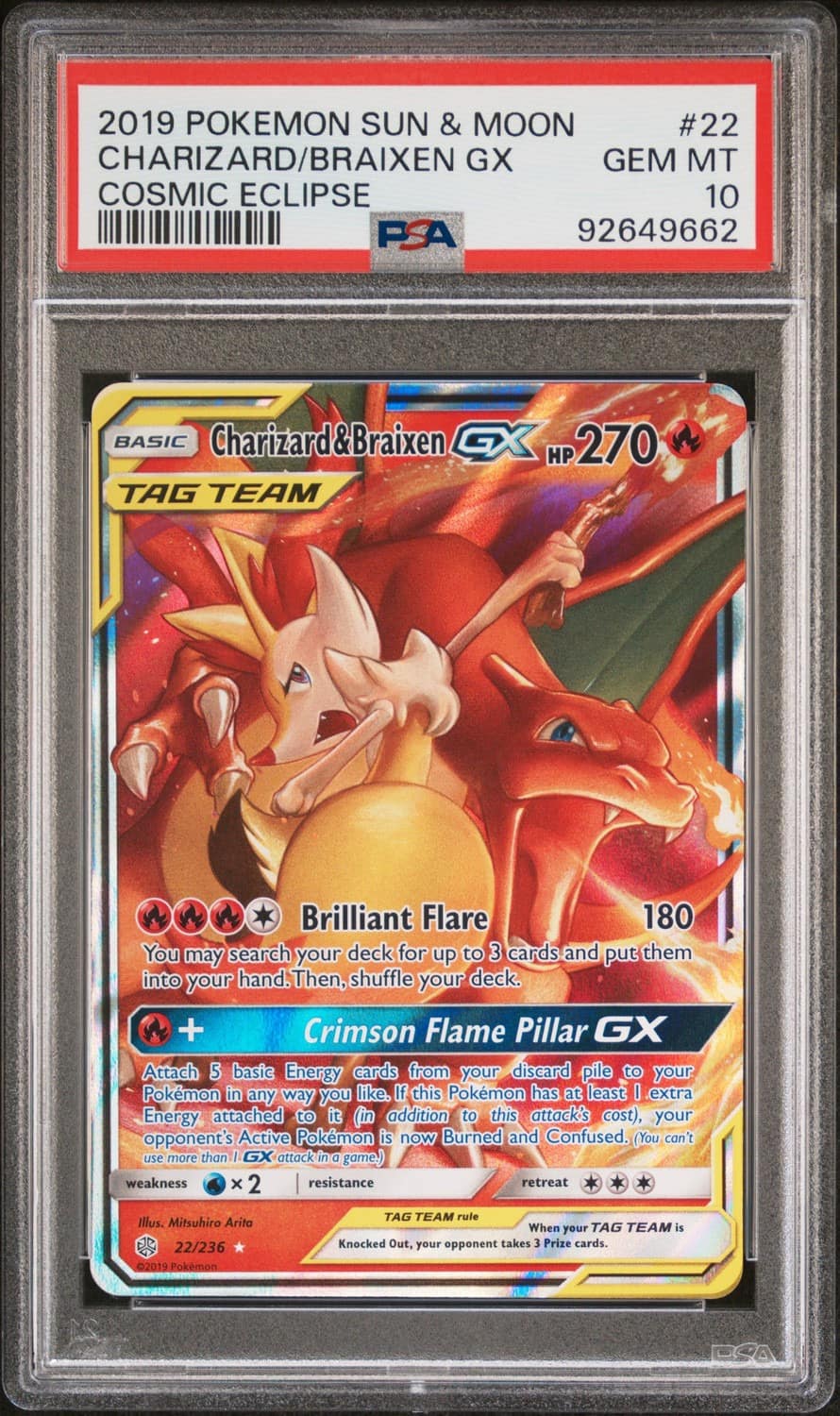 Charizard/braixen Gx