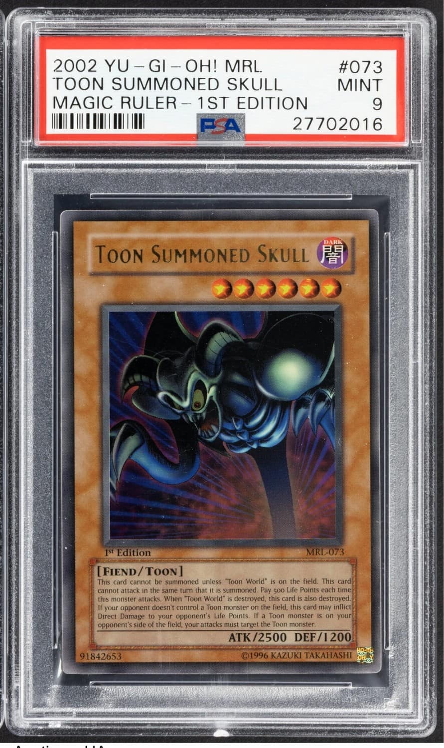Toon Summoned Skull