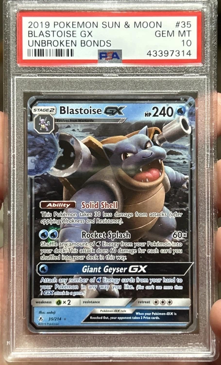Blastoise Gx
