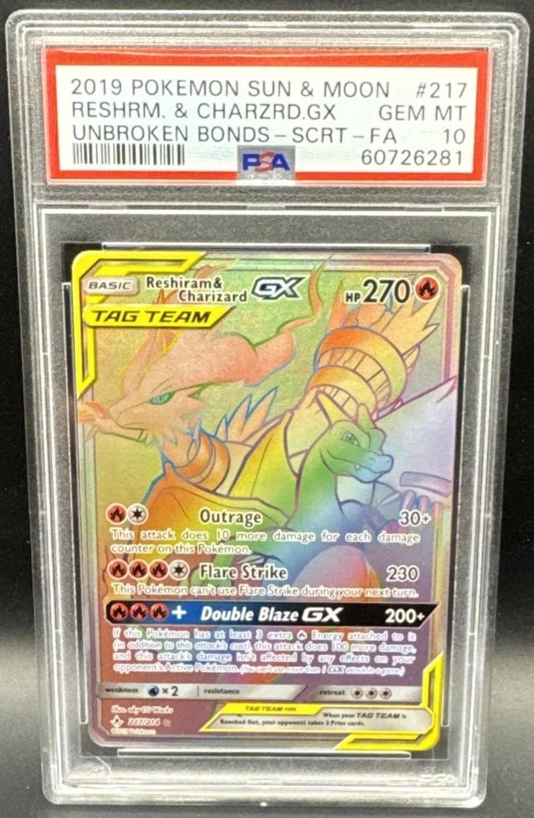 Reshiram & Charizard Gx