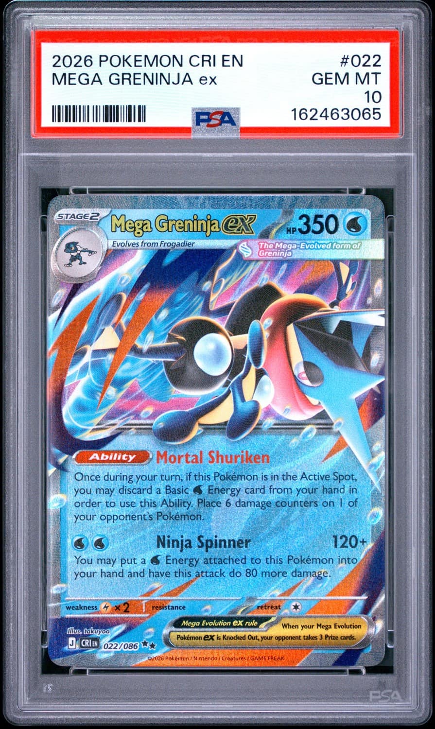Mega Greninja Ex