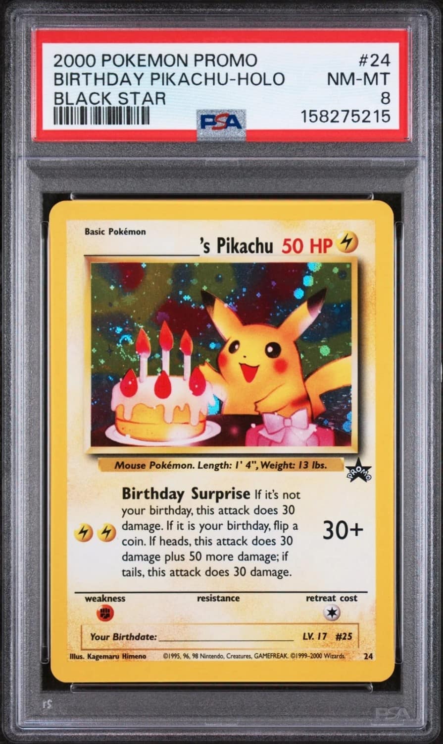 Birthday Pikachu
