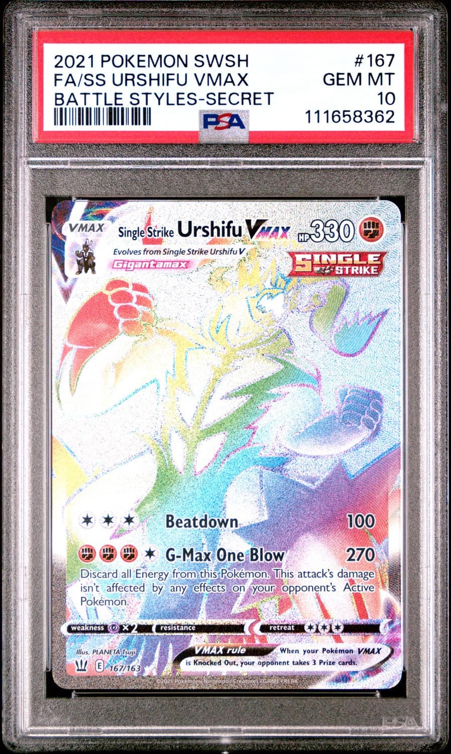 Ss Urshifu Vmax