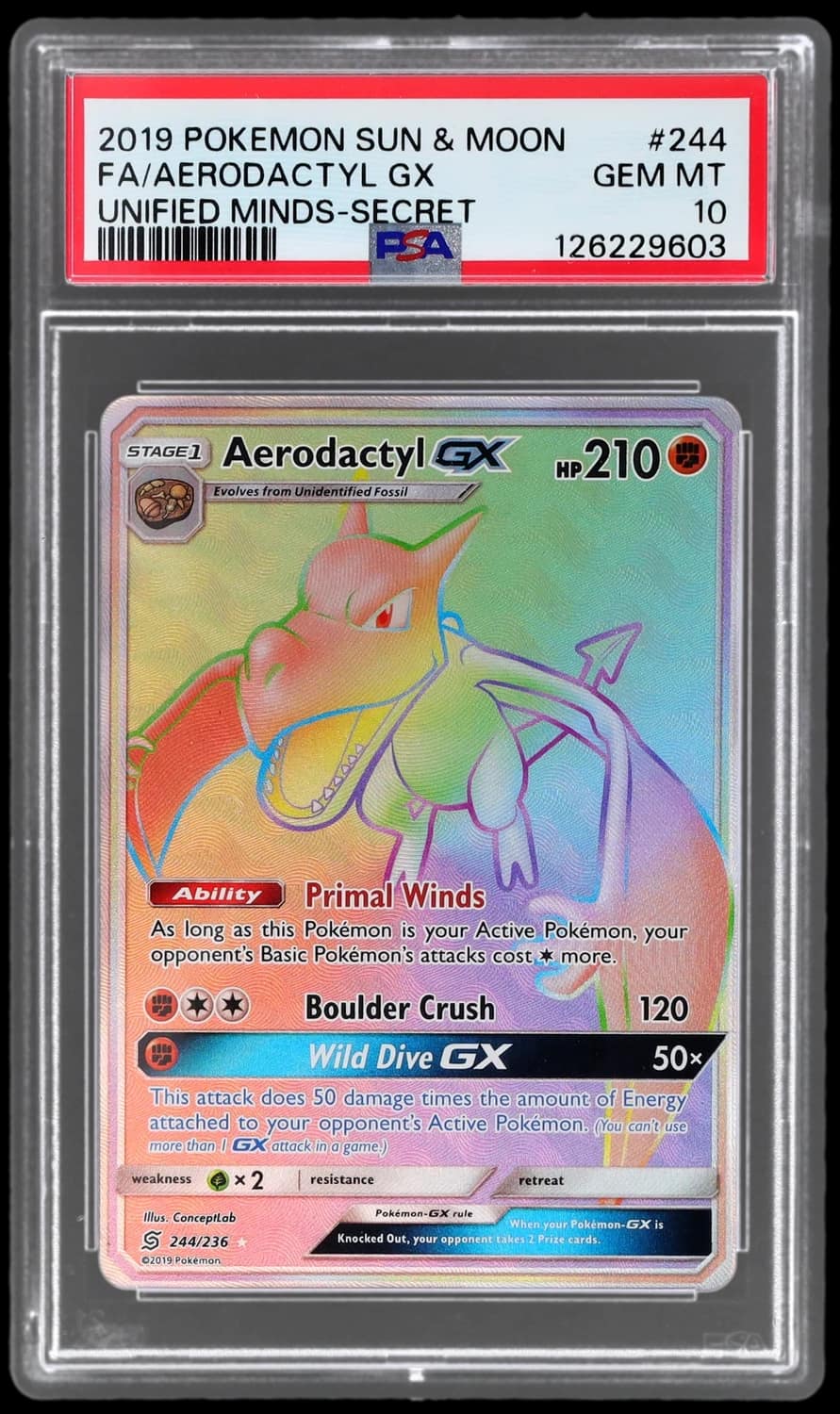Aerodactyl Gx