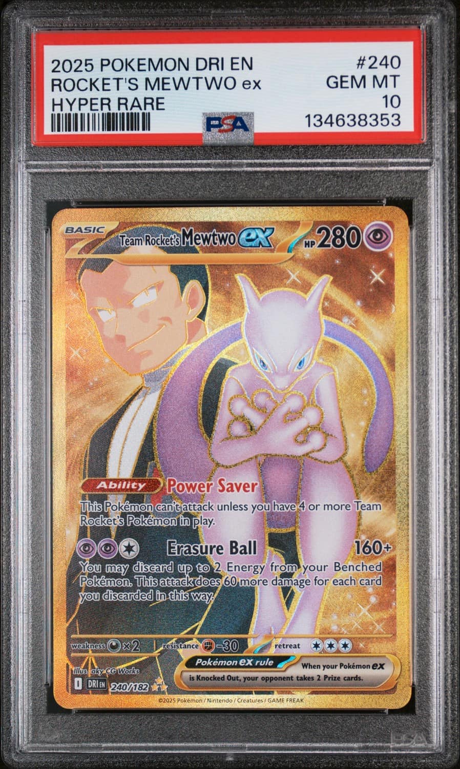 Rocket'S Mewtwo Ex