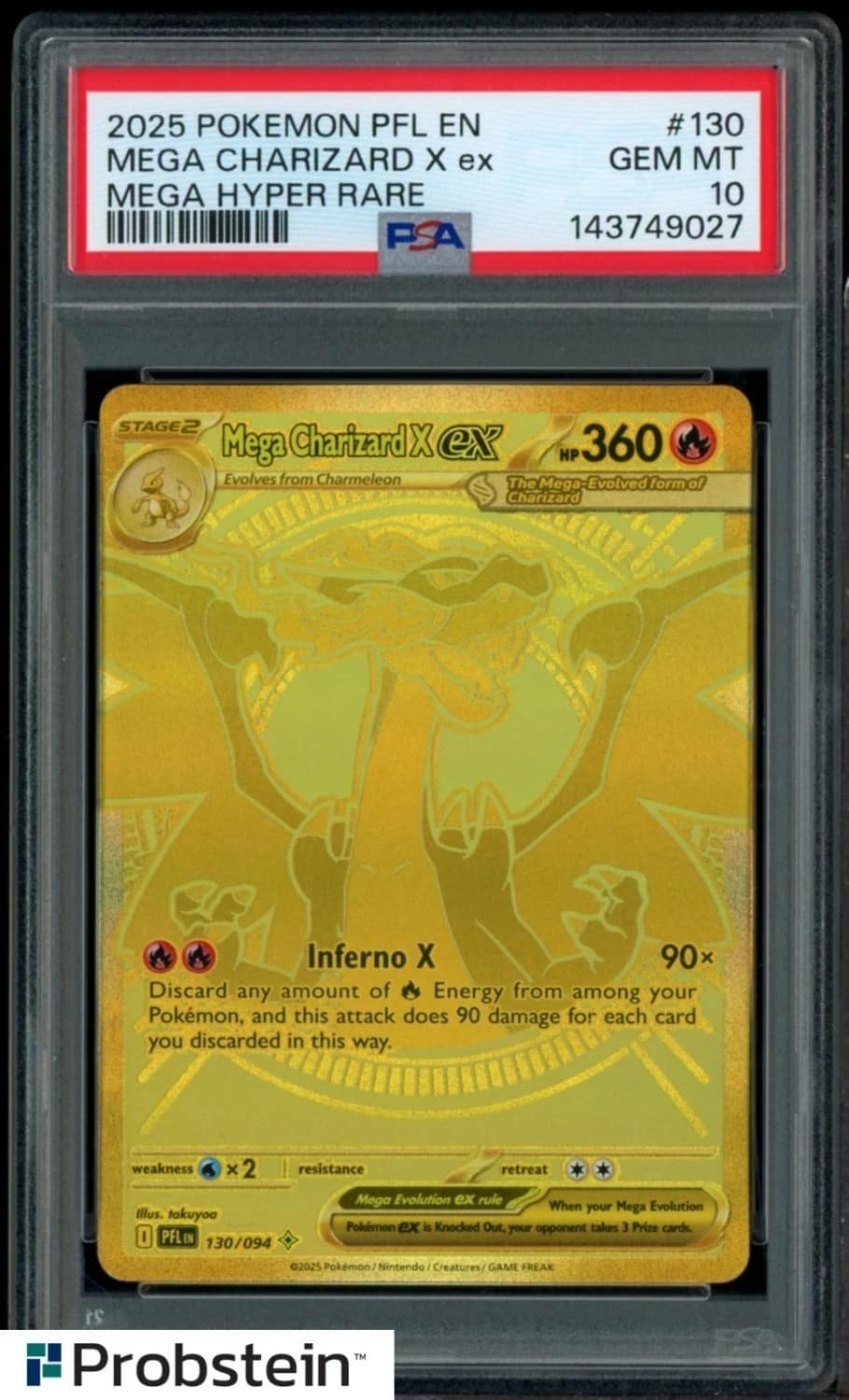 Mega Charizard X Ex