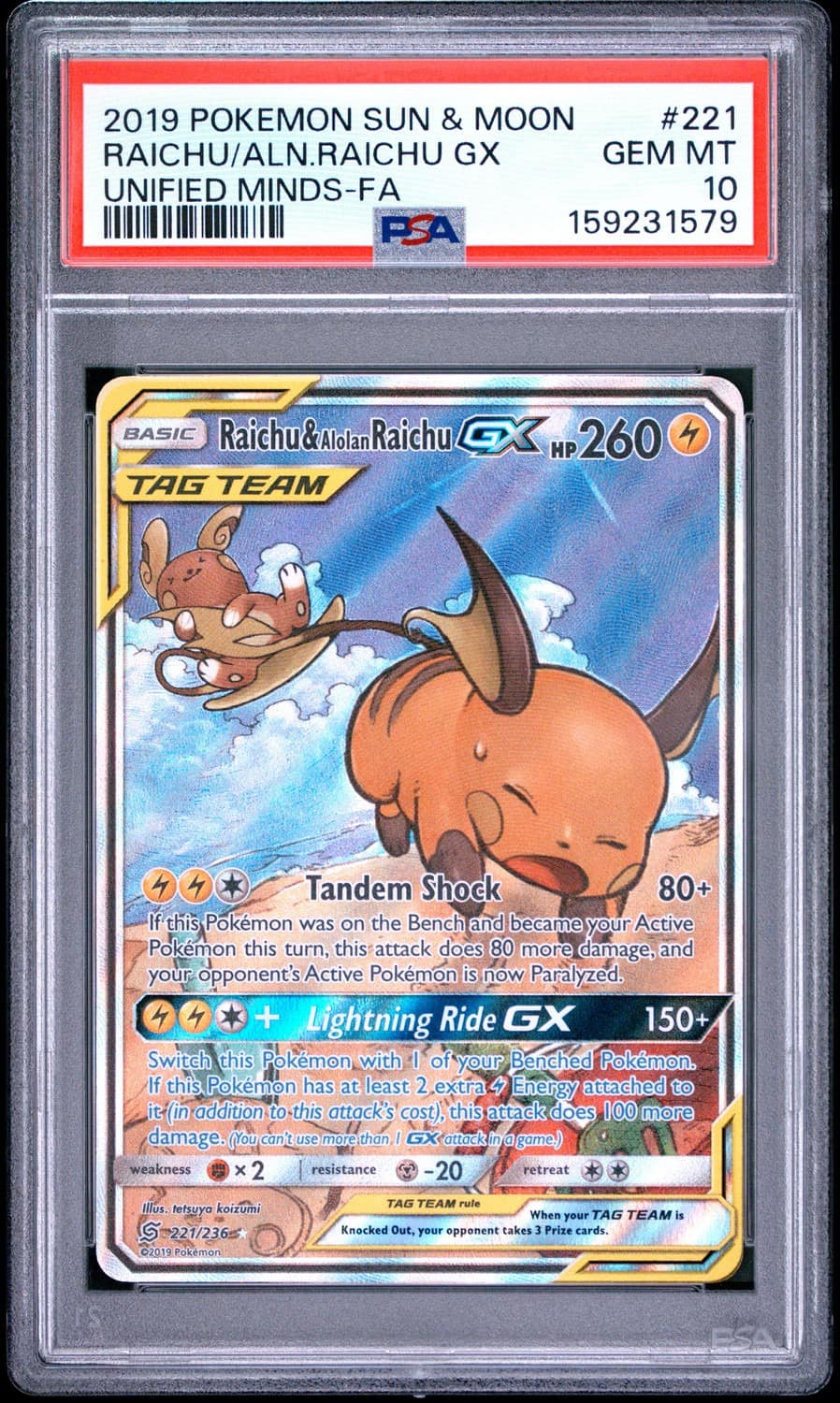 Raichu & Alolan Raichu Gx
