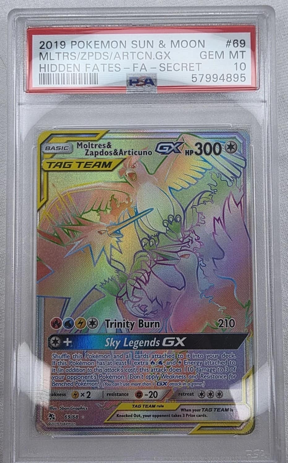 Moltres & Zapdos & Articuno Gx