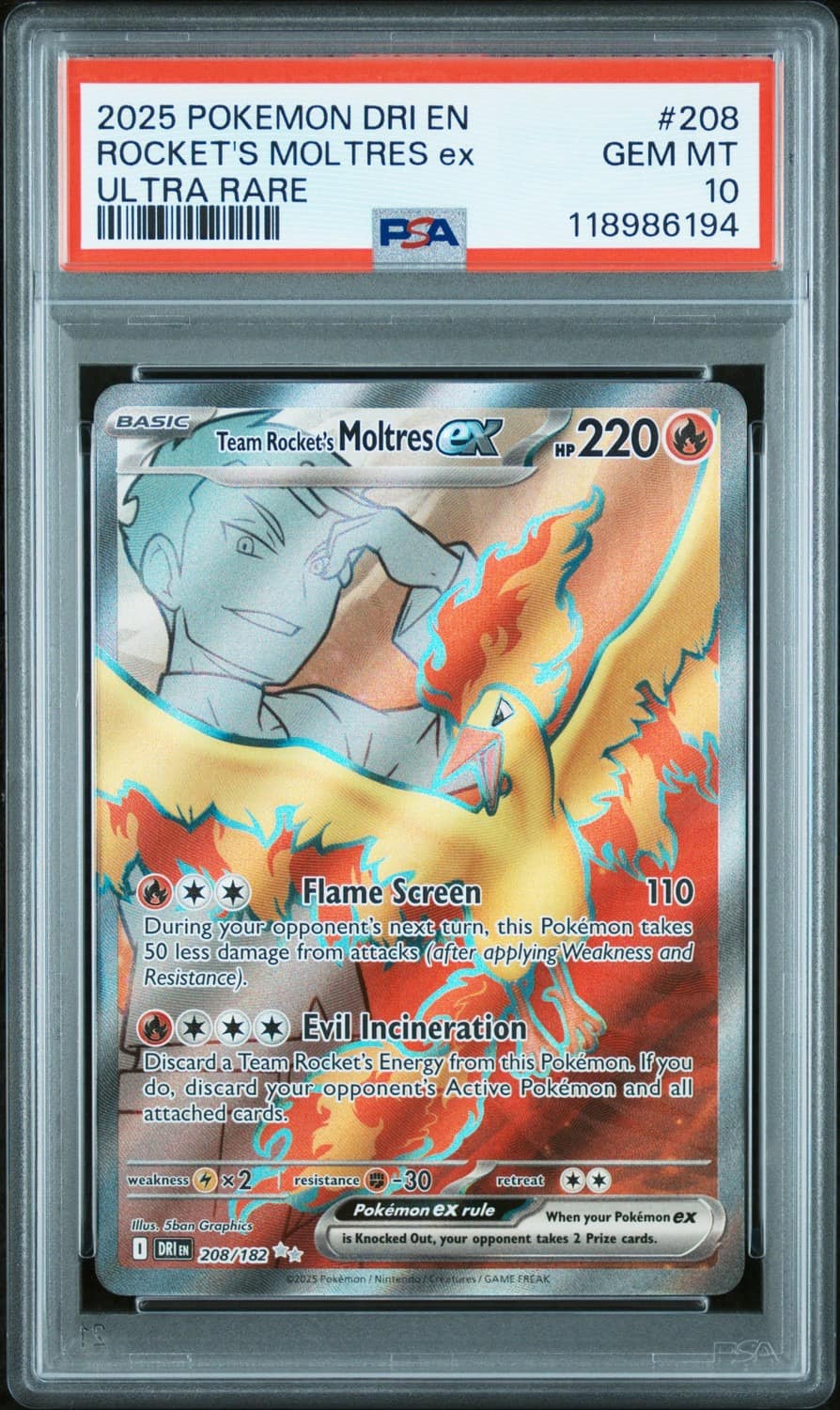 Rocket'S Moltres Ex