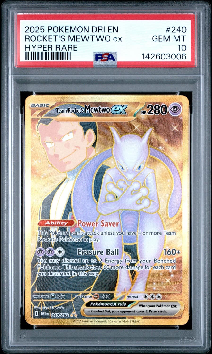 Rocket'S Mewtwo Ex
