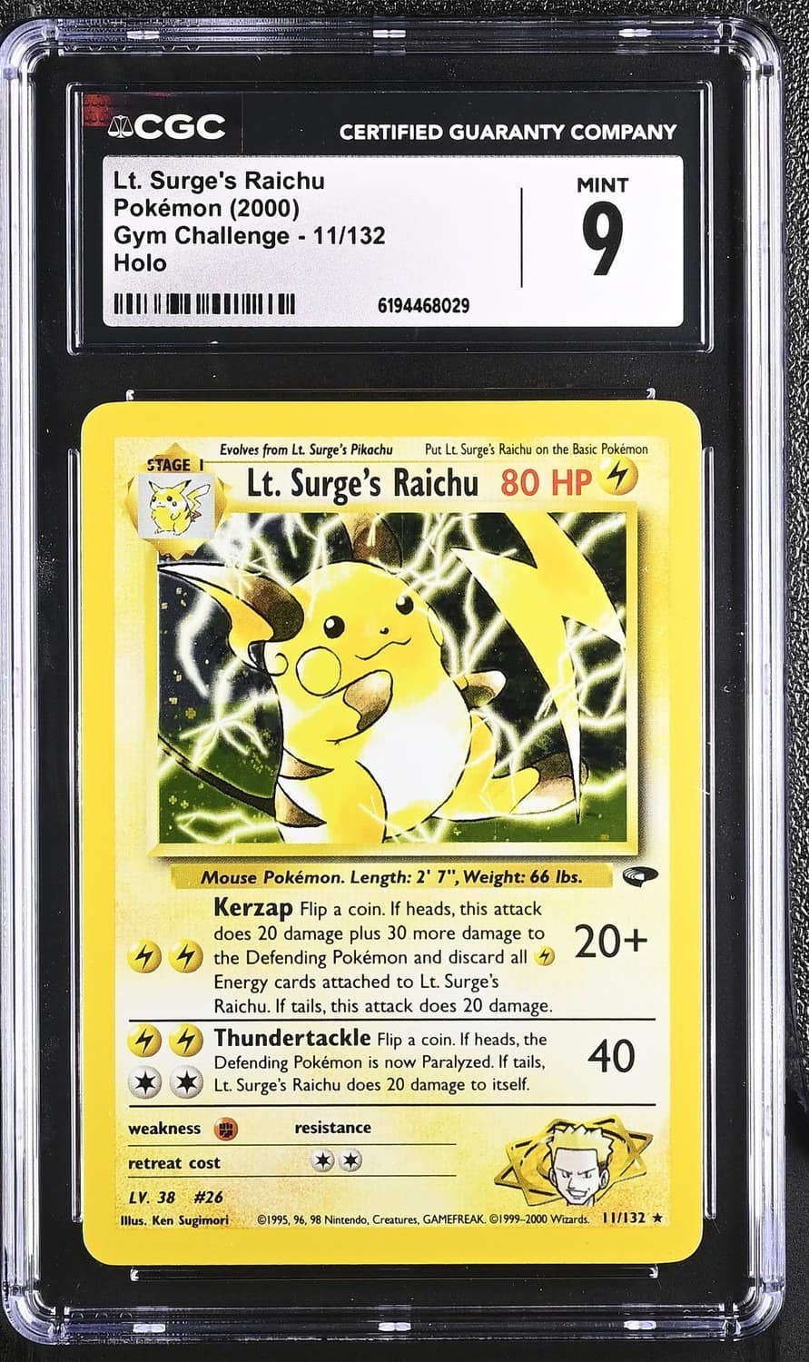 Lt. Surge'S Raichu