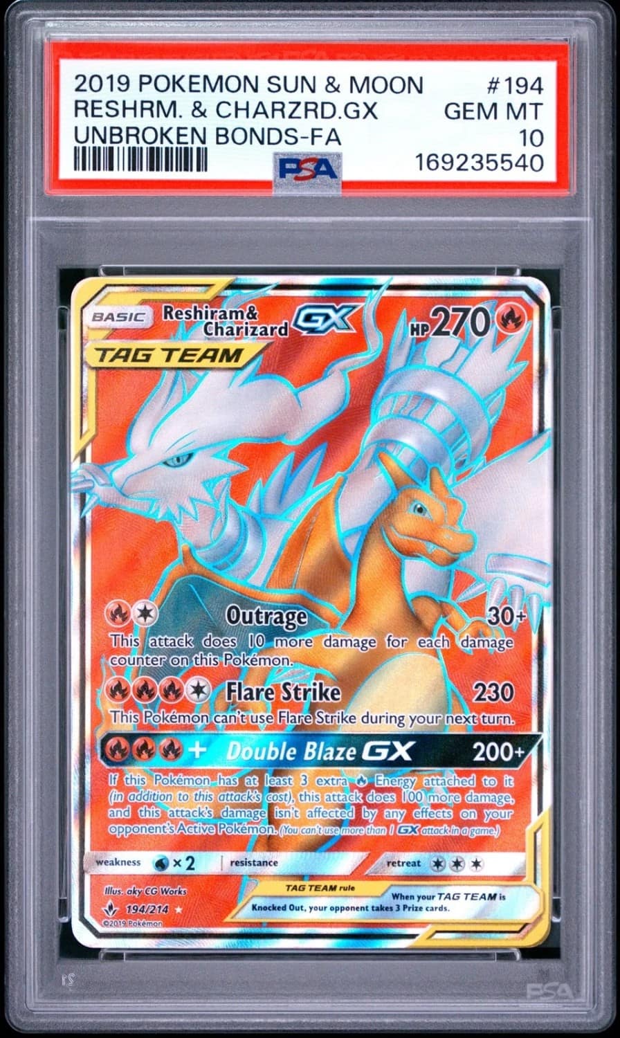 Reshiram & Charizard Gx