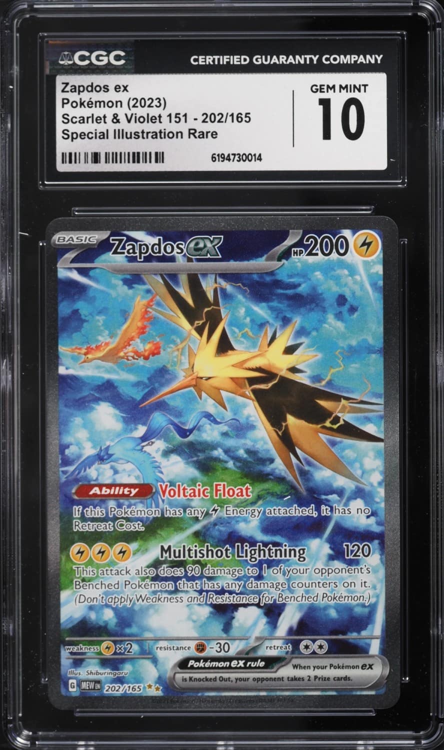Zapdos Ex