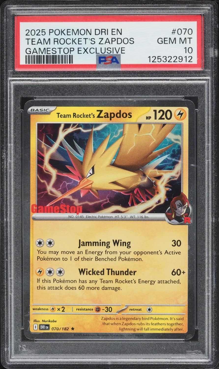 Team Rocket'S Zapdos