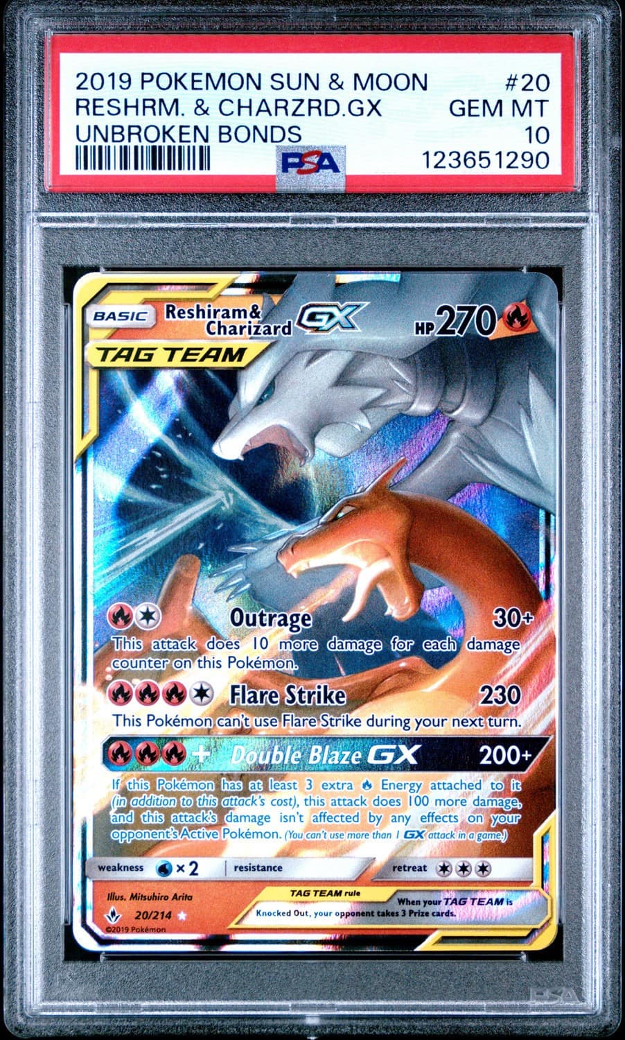 Reshiram & Charizard Gx
