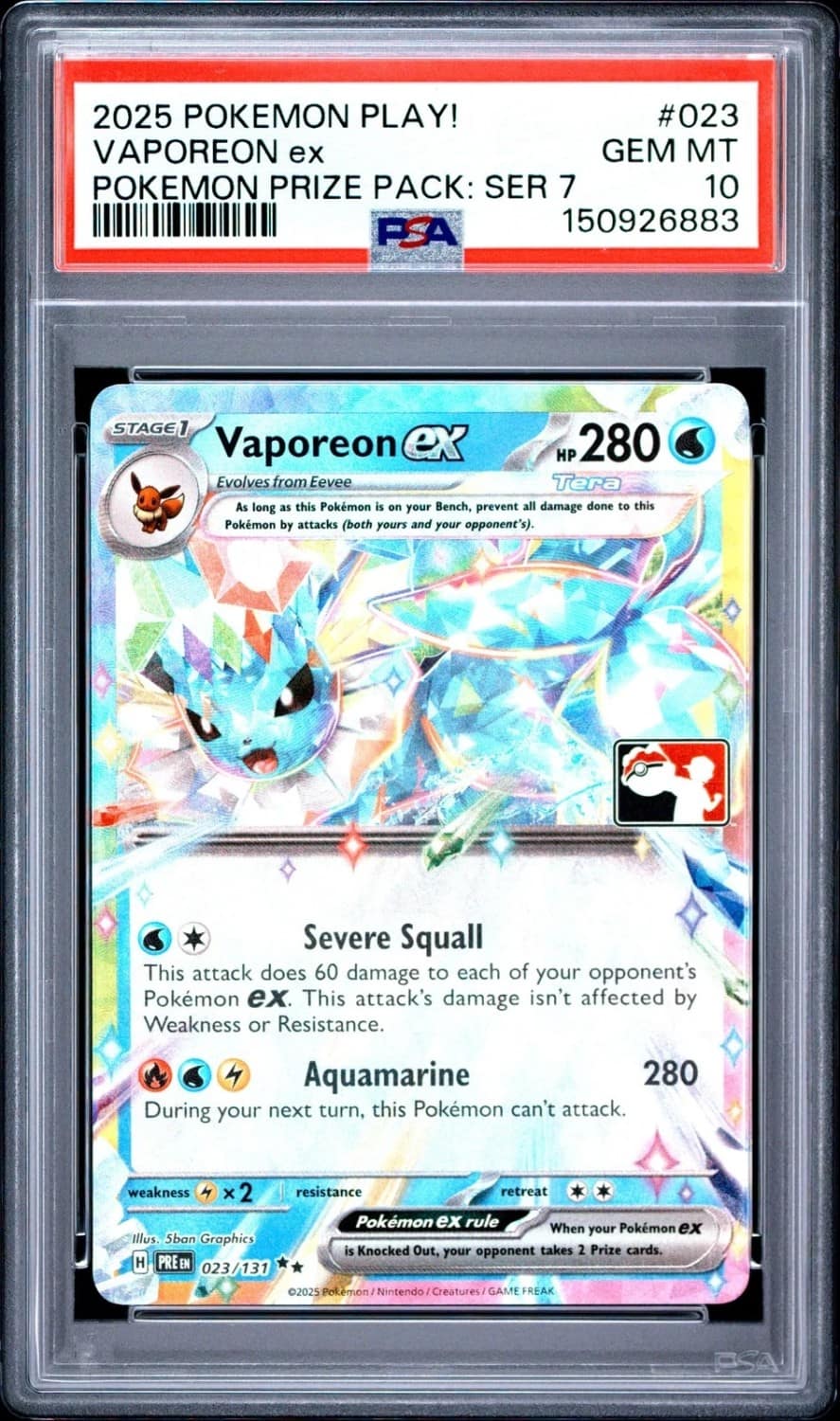 Vaporeon Ex