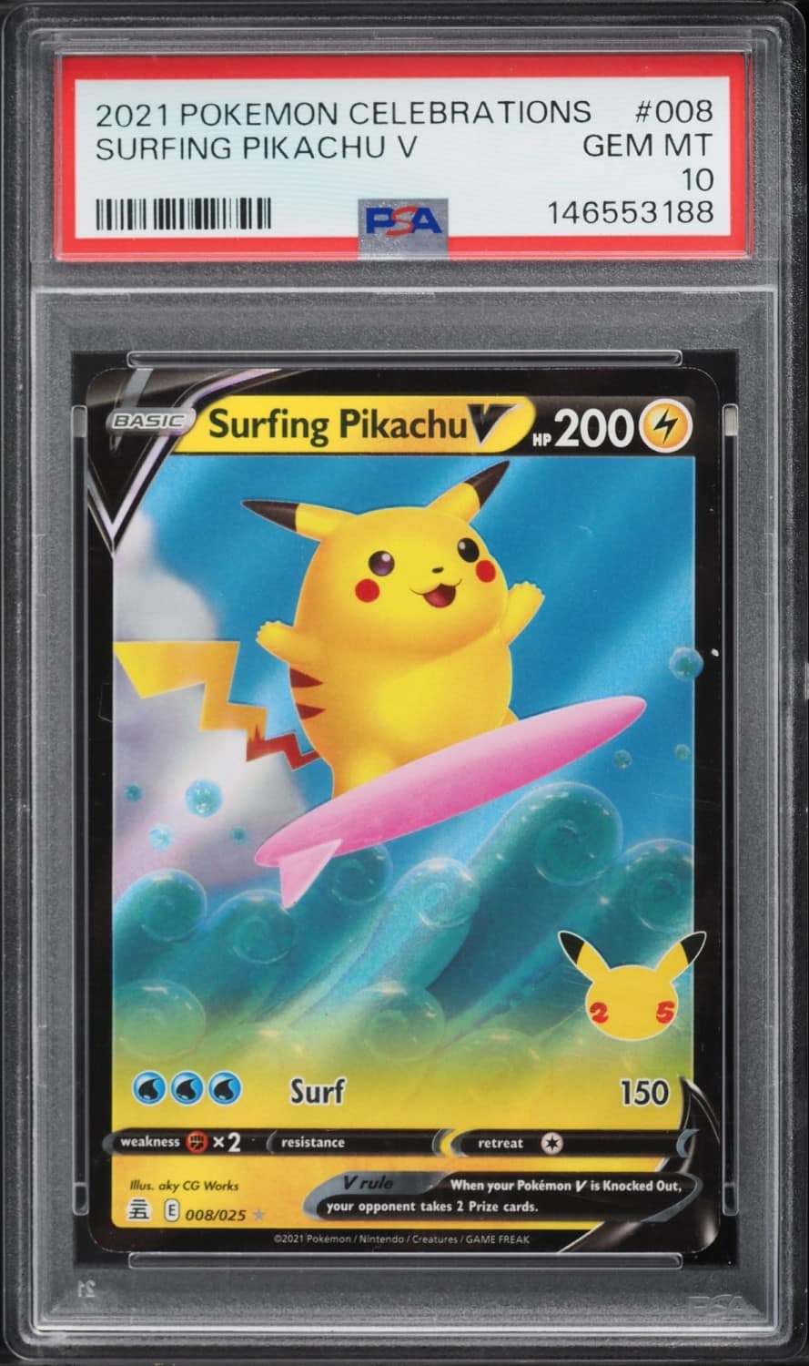 Surfing Pikachu V