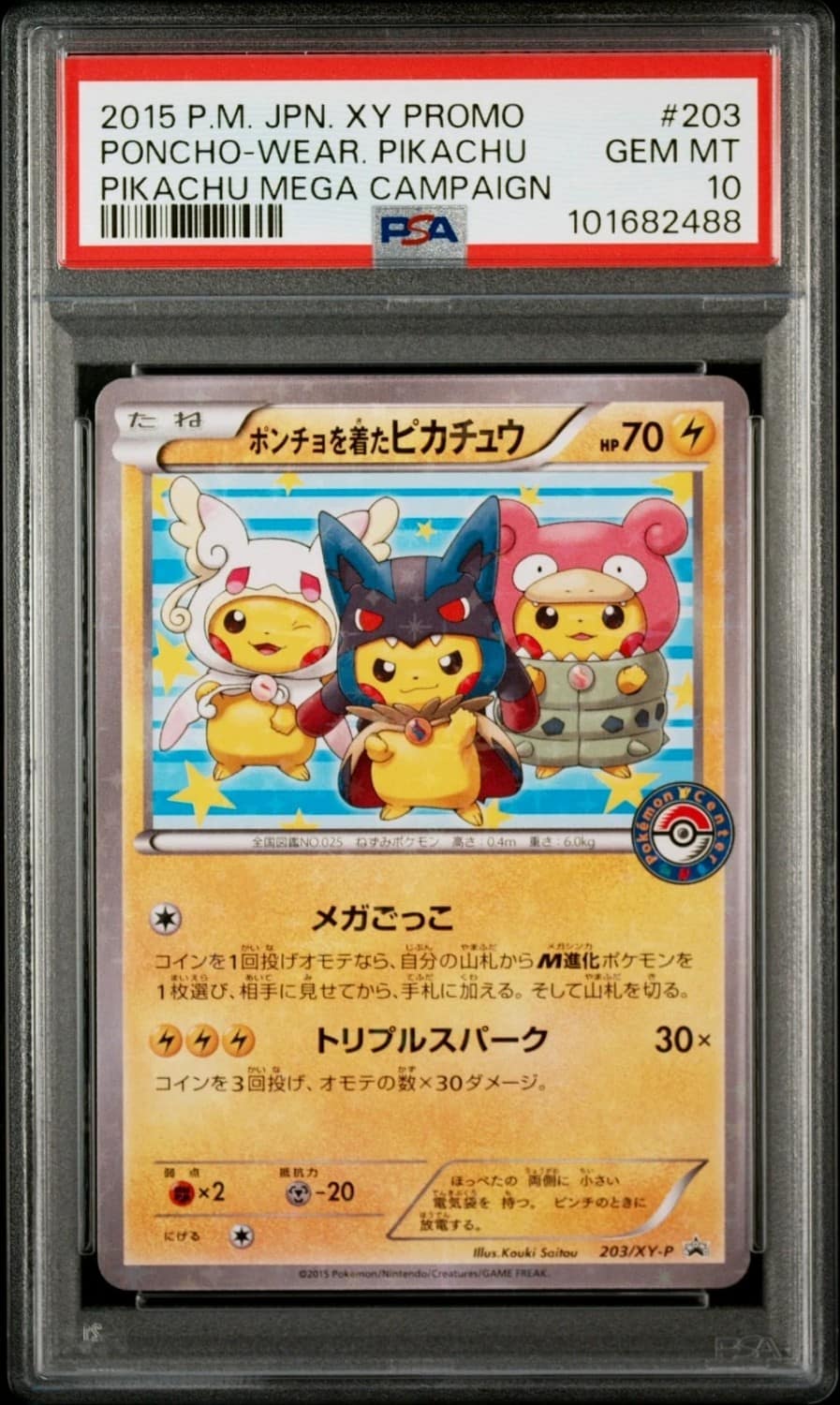 Poncho-Wear Pikachu